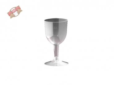500 Stk. Weingläser Weinglas  0,1 ltr. klar 2 - teilig Polypropylen Spritzguss