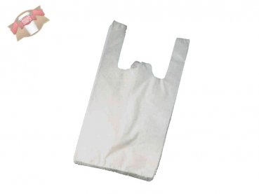 2000 Stk. Hemdchentragetaschen Plastiktüten weiß 30x18x55 cm