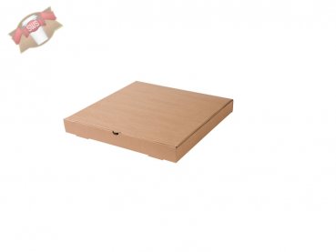100 Stk. Pizzakartons Pizza Karton braun Ø 30 cm 31,5x31,5 cm