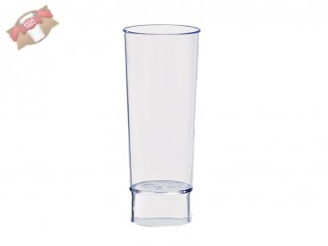 240 Stück Bio PLA Mini-Glas transparent "SHOT" 35x3x92mm