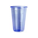 Becher 230 blautransparent (30x100 Stk.)