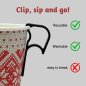 Preview: Cup Clip | Kunststoff | Innovativer Getränkehalter | Wiederverwendbar (100 Stk.)