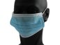Preview: 50 Stk. 3-lagig Mundschutz Maske Gesichtsmaske Hygienemaske Einweg blau