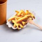 Preview: 250 Stk. Pappschale oval 17,5 x 10 x 3 cm aus Frischfaser – weiß – Pommesschale