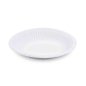 Preview: 50 Stk. Pappschalen Salatschalen rund FF Ø 20 x 2,7 cm – 380 ml – weiß