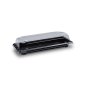 Preview: 50 Stk. Sushi-Schale mit Deckel PP/rPET 224 x 94 x 45 mm schwarz/klar