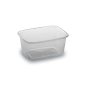 Preview: 100 Stk. Rechteckbecher Verpackungsbecher 250 ml klar PP