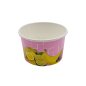 Preview: 50 Stk. Eisbecher Hartpapierbecher 80 ml Früchte pink Ø 70 x 45 mm