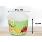 Preview: 45 Stk. Eisbecher Hartpapierbecher 100 ml Früchte Grün Ø 73 x 52 mm
