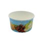 Preview: 50 Stk. Eisbecher Hartpapierbecher 125 ml Früchte Hellblau Ø 85 x 43 mm
