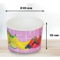 Preview: 45 Stk. Eisbecher Hartpapierbecher 190 ml Früchte Lila Ø 85 x 55 mm