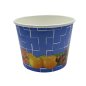 Preview: 50 Stk. Eisbecher Hartpapierbecher 500 ml Früchte Blau Ø 110 x 84 mm