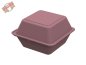 Preview: 50 Stk. Mehrweg Hamburgerboxen "ToGo" rot 157 x 157 x 84 mm