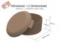 Preview: 35 Stk. Mehrweg Menübox "ToGo" rund braun Ø 159 x 84 mm
