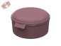 Preview: 35 Stk. Mehrweg Menübox "ToGo" rund rot Ø 159 x 84 mm