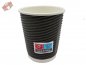 Preview: 50 Stk. Coffee to Go Becher Ripple Cups 0,2 ltr. Hartpapier mit PE-Beschichtung