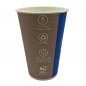 Preview: 1600 Stk. Automatenbecher "Specialty to go" 200 ml Ø 73x105 mm blau/braun