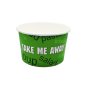Preview: 100 Stk. Salatbecher To Go 850 ml „Take Me Away“ Ø 140 x 87 mm mit PET-Domdeckel