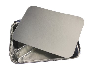 100 Stk. Aluschalen Menüschalen 3-geteilt 227x177x39 mm mit passendem Deckel