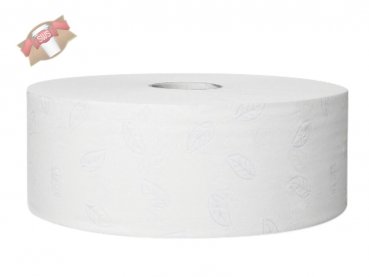 1 Rolle Jumbo Toilettenpapier 2 lagig weiß Toilette WC Tissuepapier