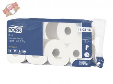72 Rollen Toilettenpapier 3-lagig 18000 Blatt weiß 100% Zellstoff (9x8)