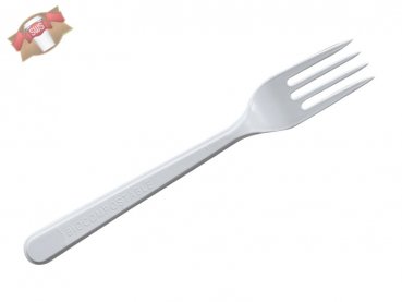 100 Stk. Gabel Mehrweg-Gabeln 18 cm weiß