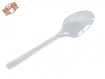 100 Stk. Löffel Mehrweg-Löffel 18 cm transparent