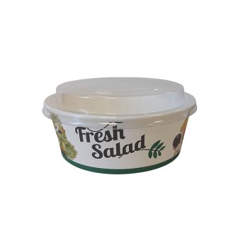 200 Stk. Salatschale mit Deckel „Fresh Salad“ 1250 ml Ø 185 x 65 mm