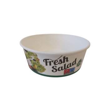 Preview: 200 Stk. Salatschale mit Deckel „Fresh Salad“ 1250 ml Ø 185 x 65 mm