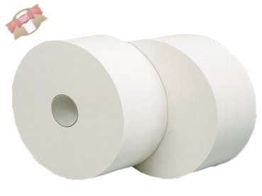 6 Rollen Toilettenpapier Jumborollen 2-lagig