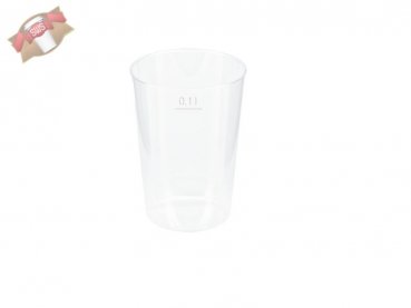 40 Stk. Pfandbecher PP Becher Trinkbecher 100ml 4 oz für Festivals, Partys & mehr