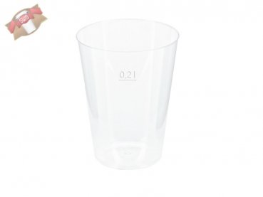 40 Stk. Pfandbecher PP Becher Trinkbecher 200ml 8 oz für Festivals, Partys & mehr