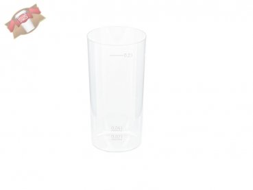 10 Stk. Pfandbecher PP Becher Longdrink 200ml 8 oz für Festivals, Partys & mehr