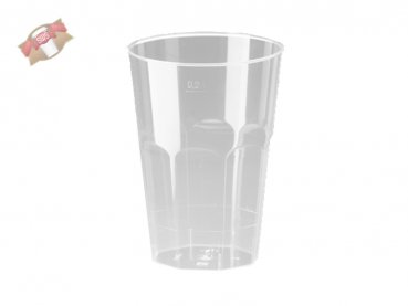 25 Stk. Decoglas 0,2 ltr. PS klar mit Eichstrich