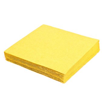 250 Stk. Servietten 33x33 cm 1/4 Falz 2-lagig gelb