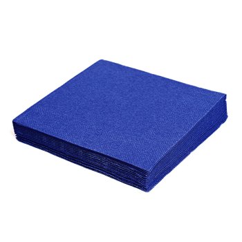 250 Stk. Servietten 33x33 cm 3-lagig 1/4 Falz dunkelblau