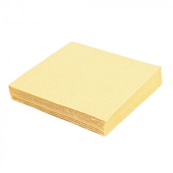 250 Stk. Servietten 33 x 33 cm 1/4 Falz 3-lagig champagner