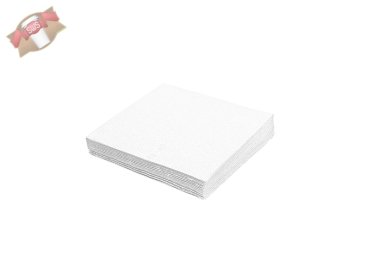 1200x Serviette 33 x 33 cm 1/4 Falz 3-lagig weiß