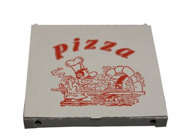 150 Stk. Pizzakarton Pizzabäcker 34,5 cm Pizzaschachtel Pizzabox