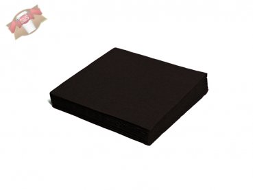 250 Stk. Servietten 40x40 cm 1/4 Falz 3-lagig schwarz