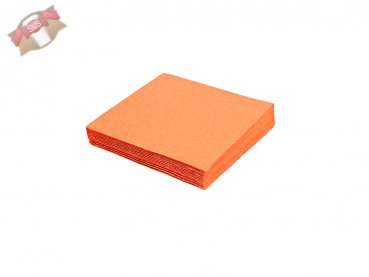 250 Stk. Servietten 40x40 cm 1/4 Falz 3-lagig orange