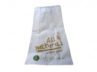 1000 Stk. Bäckerfaltenbeutel Brötchentüte 423 weiß All natural