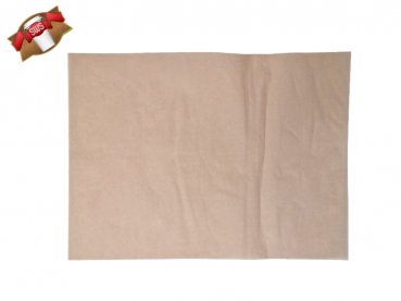 12,5 kg Pergamentersatz Einschlagpapier 1/4 Bogen fettdicht braun