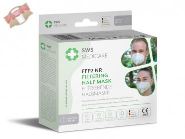 10 Stk. FFP2 Mundschutz Maske MNS Gesichtsmaske medizinisch