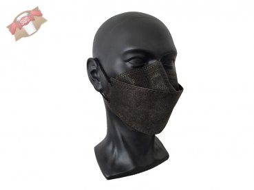 10 Stk. FFP2 Mundschutz Maske MNS Gesichtsmaske schwarz medizinisch