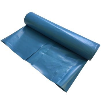 Preview: 10 Rollen Müllsäcke 120 l LDPE 70 x 1100 mm blau Typ 100 extra stark je 10 Säcke