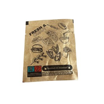 1000 Stk. Erfrischungstücher 15 x 10 cm weiß mit Zitronenduft einzeln verpackt