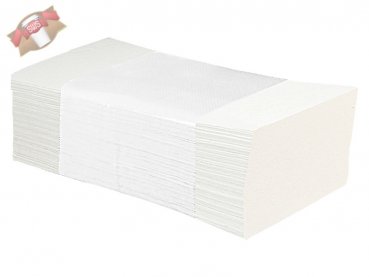 3200 Stk. Papierhandtücher Handtuchpapier 2-lagig weiß Tissue ZZ-Falz
