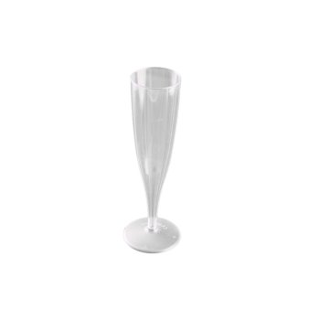 10 Stk. Einweg Sektglas einteilig 135/100 ml
