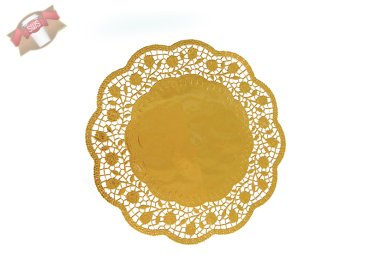 100 Stk. Tortenspitzen Tortenunterlagen gold Ø 36 cm
